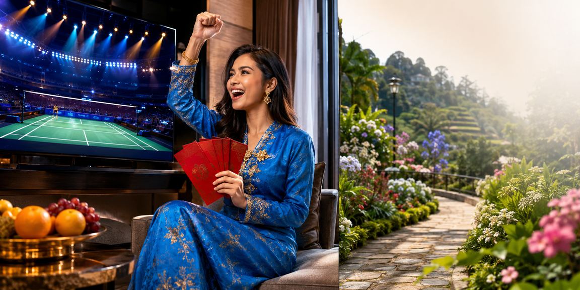 Bonus sampul merah bergaya baju kurung Malaysia untuk pengguna setia platform dalam talian